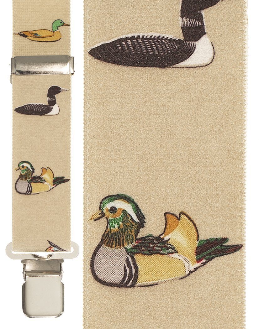 "Duck Variety Khaki" Suspenders