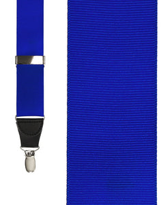 Cardi "Electric Blue Grosgraine Ribbon" Suspenders