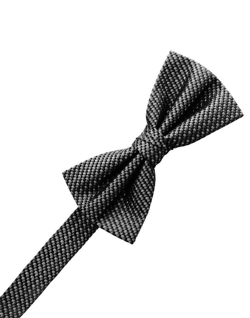 Asphalt Silk Weave Self Tie Bow Tie Asphalt Silk Weave Self Tie Bow Tie