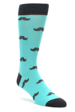 Bold Socks Spa Grey Bold Mustache Socks