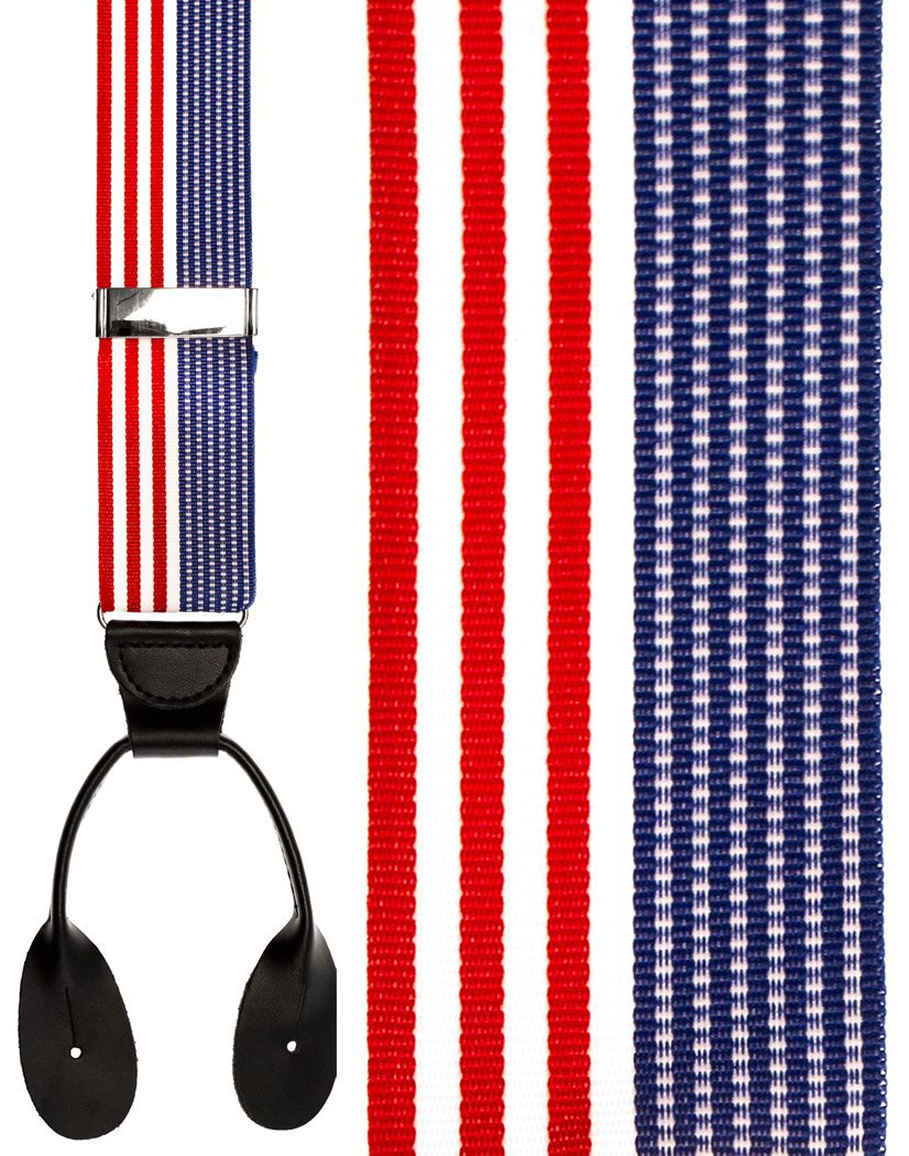 American Flag Suspenders –