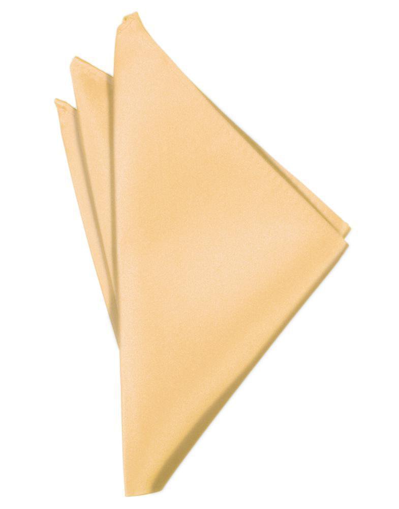 Cardi Apricot Luxury Satin Pocket Square