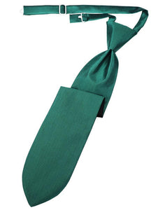 Cardi Aqua Herringbone Kids Necktie