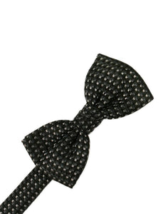 Asphalt Venetian Bow Tie