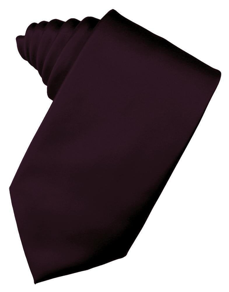 Berry Luxury Satin Necktie