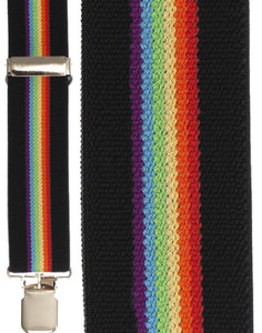 Cardi "Black Rainbow Terry Stripe" Suspenders
