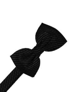 Black Venetian Bow Tie