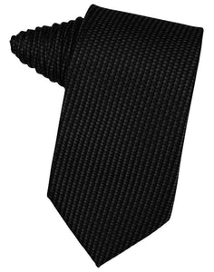 Black Venetian Necktie