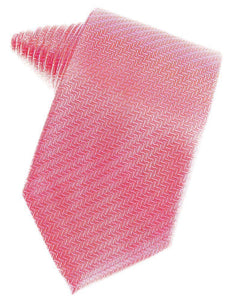Bubblegum Herringbone Necktie