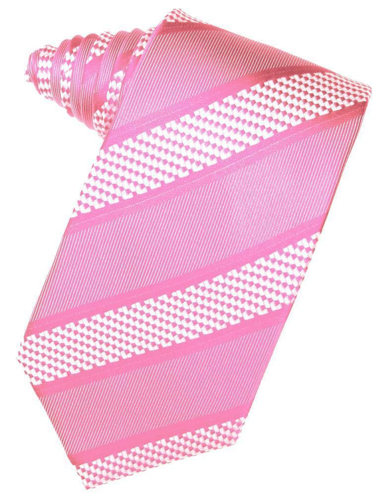 Bubblegum Venetian Stripe Necktie