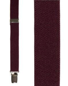 Cardi "Burgundy Oxford" Suspenders