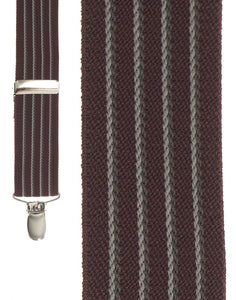 Cardi "Burgundy Summit" Suspenders