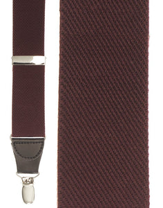 Cardi "Burgundy Twill" Suspenders