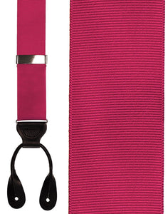 Cardi "Fuchsia Grosgraine Ribbon II" Suspenders