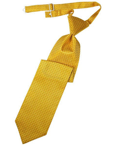 Cardi Gold Venetian Kids Necktie