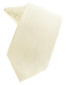 Ivory Herringbone Necktie