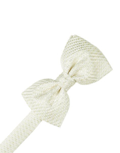 Ivory Venetian Bow Tie