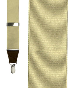 Cardi "Khaki Grosgraine Ribbon" Suspenders
