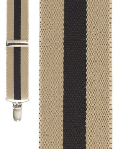 Cardi "Khaki Regimental Stripe" Suspenders