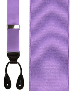 Cardi "Light Purple Grosgraine Ribbon II" Suspenders
