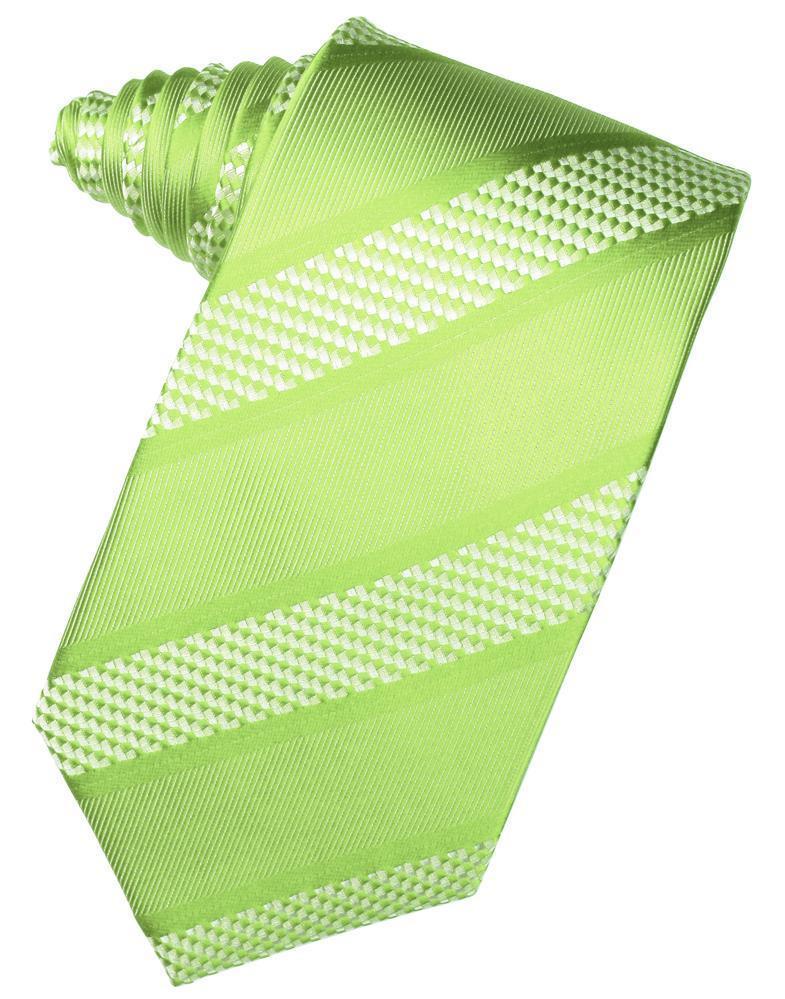 Lime Venetian Stripe Necktie
