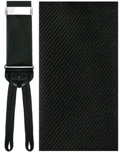 Cardi "Napoli" Black Suspenders
