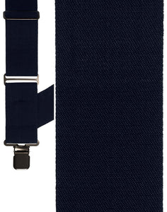 Cardi "Navy Side Clip Wide" Suspenders
