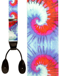 Cardi "Navy Tie Dye" Suspenders