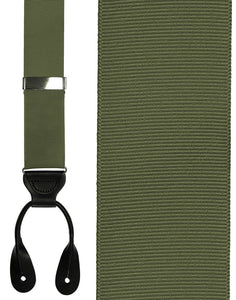 Cardi "Olive Grosgraine Ribbon II" Suspenders