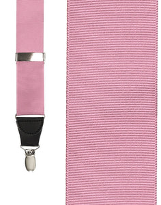 Cardi "Pink Grosgraine Ribbon" Suspenders