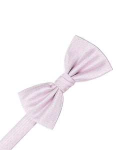 Cardi Pink Herringbone Kids Bow Tie