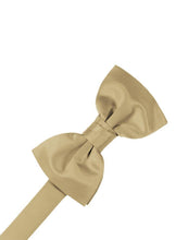 Golden Luxury Satin Bow Tie