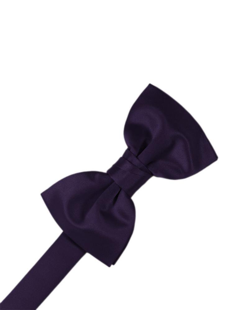 Lapis Luxury Satin Bow Tie
