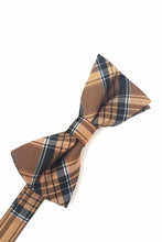 Orange Madison Plaid Bow Tie