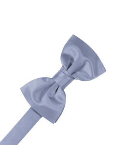 Periwinkle Luxury Satin Bow Tie