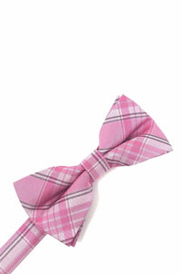Pink Madison Plaid Bow Tie