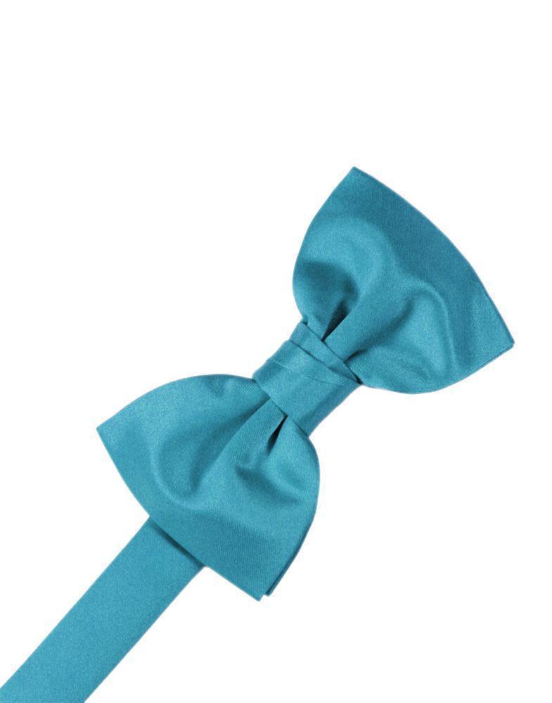 Turquoise Luxury Satin Bow Tie