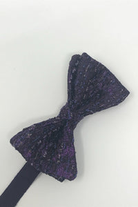 Cardi Purple Laurent Kids Bow Tie