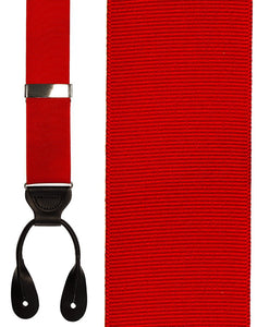 Cardi "Red Grosgraine Ribbon II" Suspenders