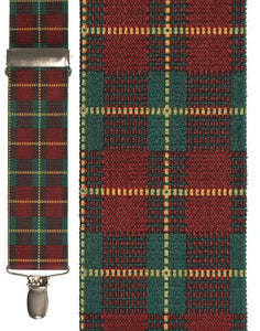Cardi "Red Scottish Plaid" Suspenders