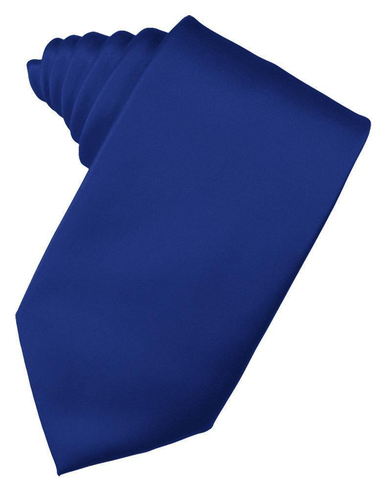 Royal Blue Luxury Satin Necktie