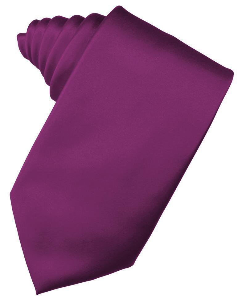 Sangria Luxury Satin Necktie