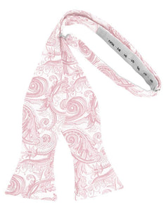 Cardi Self Tie Pink Tapestry Bow Tie