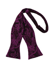 Cardi Self Tie Sangria Tapestry Bow Tie