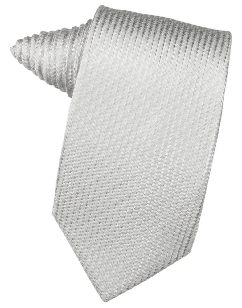 Silver Venetian Necktie