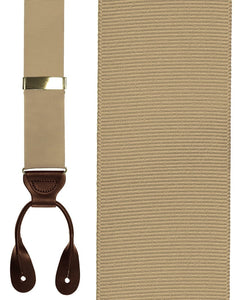 Cardi "Taupe Grosgraine Ribbon II" Suspenders