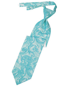 Cardi Turquoise Tapestry Kids Necktie