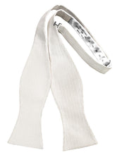 Cristoforo Cardi Self Tie Ivory Faille Silk Bow Tie