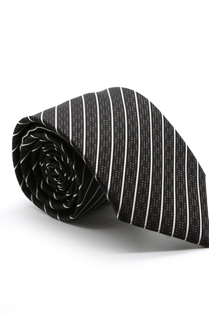 Ferrecci Black and Brown Belvedere Necktie
