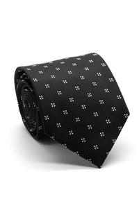 Ferrecci Black and White Corona Necktie